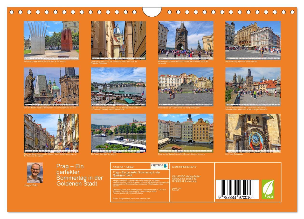 Bild: 9783383970016 | Prag ¿ Ein perfekter Sommertag in der Goldenen Stadt (Wandkalender...