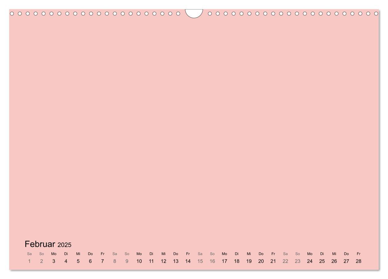 Bild: 9783435215812 | DIY Bastel-Kalender -Warme Pastell Farben- Zum Selbstgestalten...