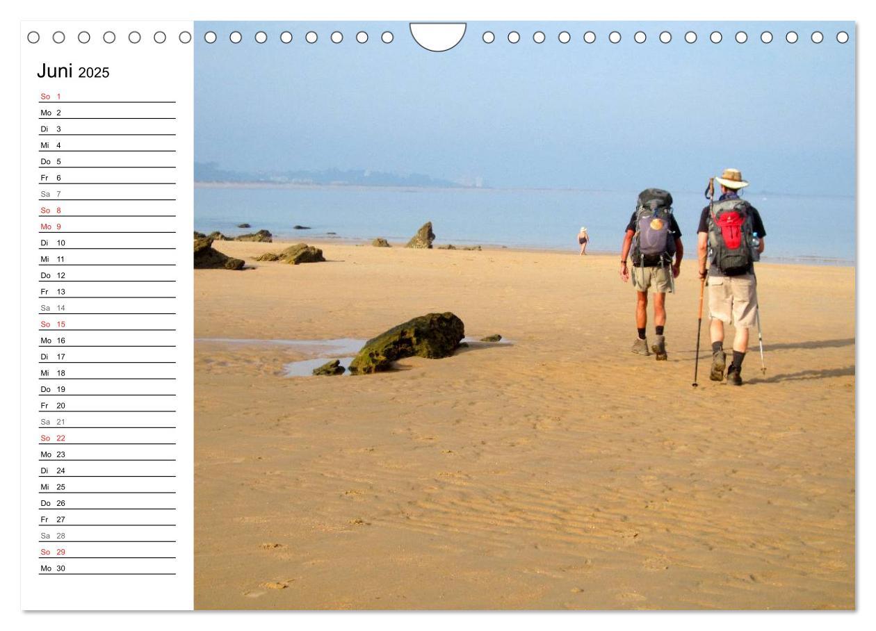 Bild: 9783435520961 | Camino del norte - Küstenweg (Wandkalender 2025 DIN A4 quer),...