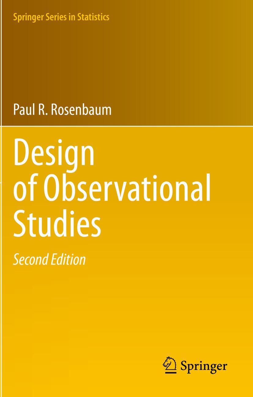 Cover: 9783030464073 | Design of Observational Studies | Paul R. Rosenbaum | Taschenbuch