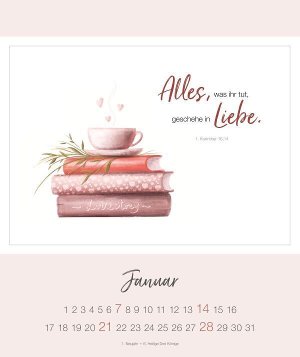 Bild: 9783986950002 | Dein Wort 2024 - Postkartenkalender | ... schenkt mir Frieden | 15 S.