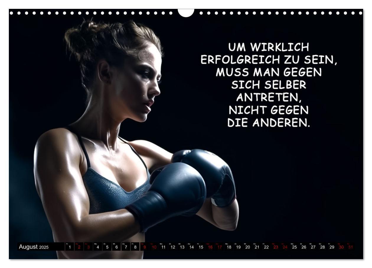 Bild: 9783383909252 | Motivation und Boxen (Wandkalender 2025 DIN A3 quer), CALVENDO...