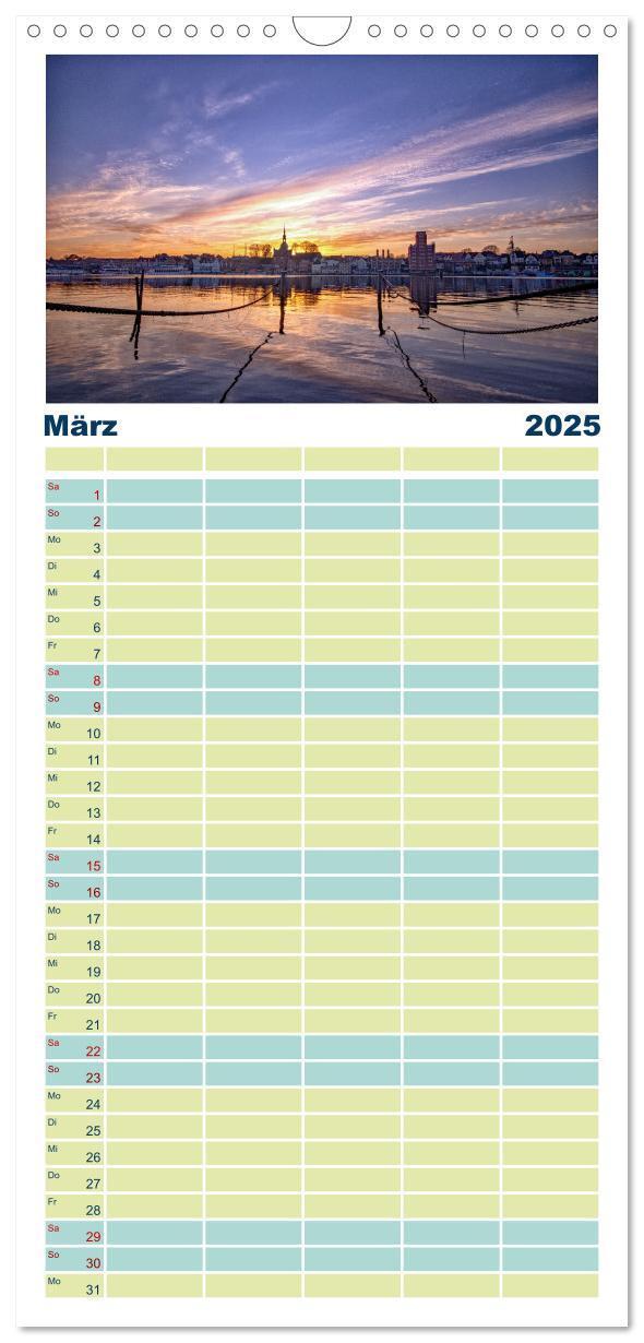 Bild: 9783457103029 | Familienplaner 2025 - Ostseefjord Schlei mit 5 Spalten...