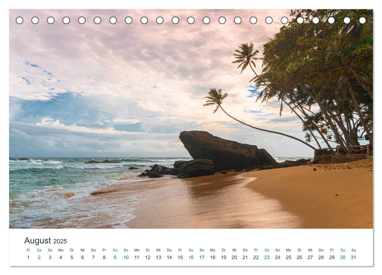 Bild: 9783435148707 | Traumziel Sri Lanka (Tischkalender 2025 DIN A5 quer), CALVENDO...