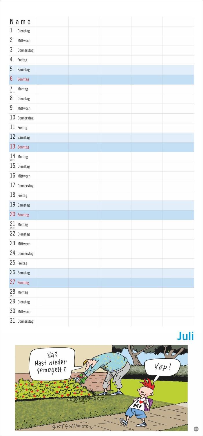 Bild: 9783756405855 | Peter Butschkow: Familienplaner 2025 | Peter Butschkow | Kalender