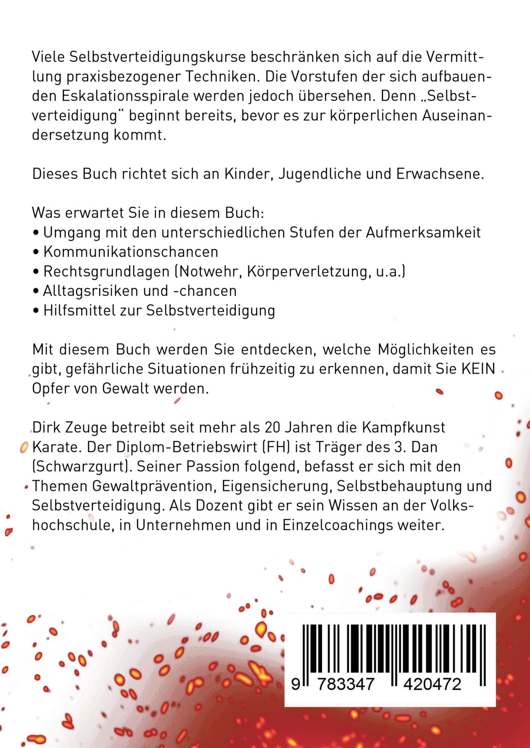 Rückseite: 9783347420472 | Gewaltprävention im Alltag | Dirk Zeuge | Buch | 196 S. | Deutsch