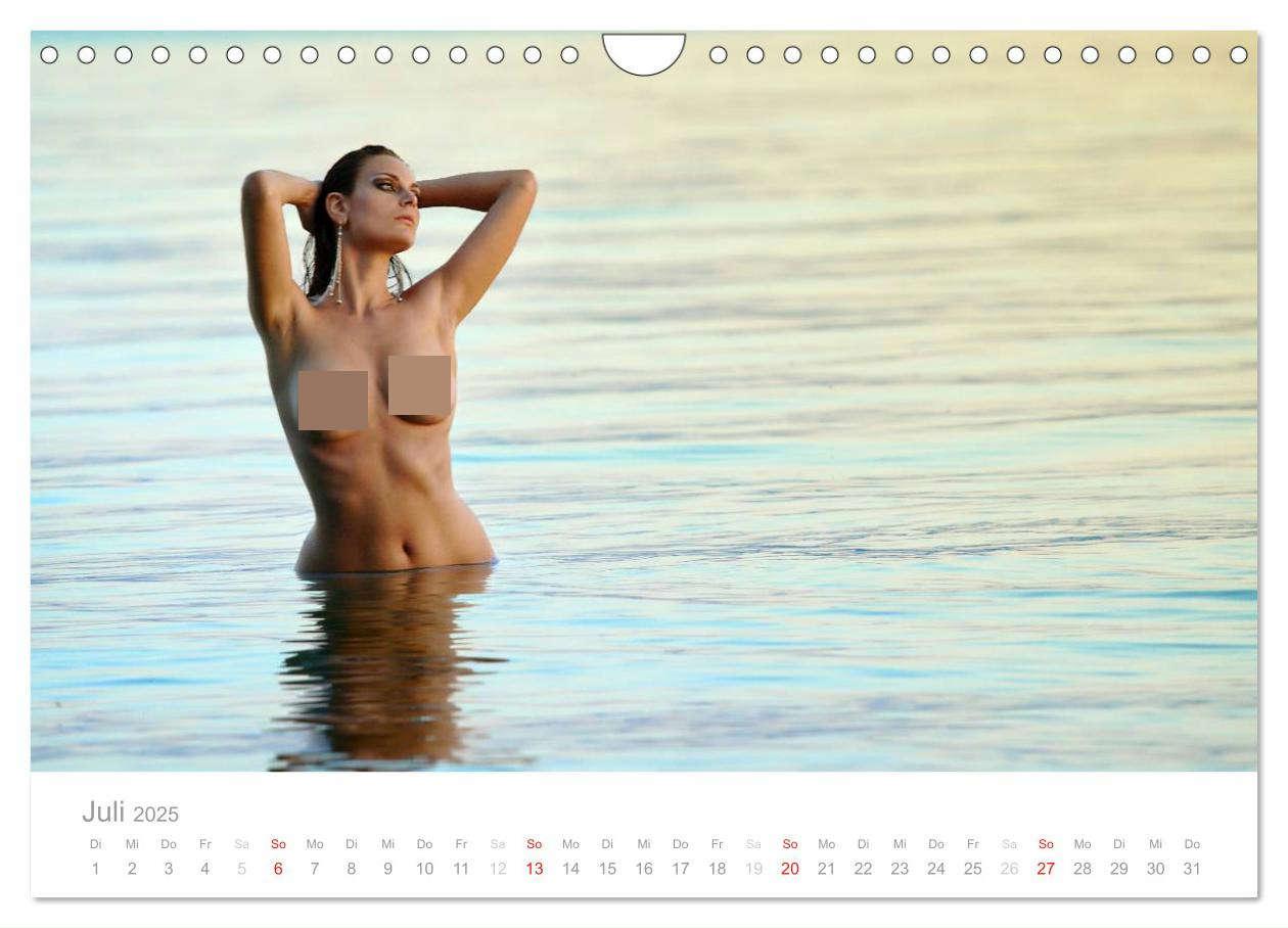 Bild: 9783435540358 | Wasser und Nymphen - Akt am Wasser (Wandkalender 2025 DIN A4 quer),...