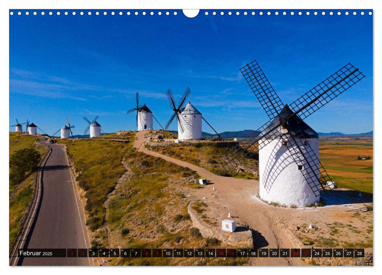 Bild: 9783457179819 | Windmühlen in La Mancha (Wandkalender 2025 DIN A3 quer), CALVENDO...