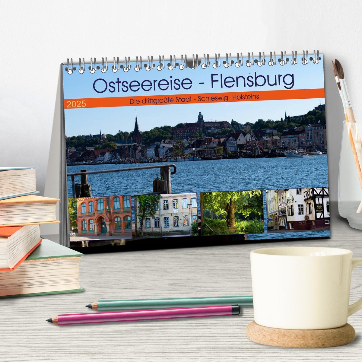 Bild: 9783435296064 | Ostseereise - Flensburg (Tischkalender 2025 DIN A5 quer), CALVENDO...