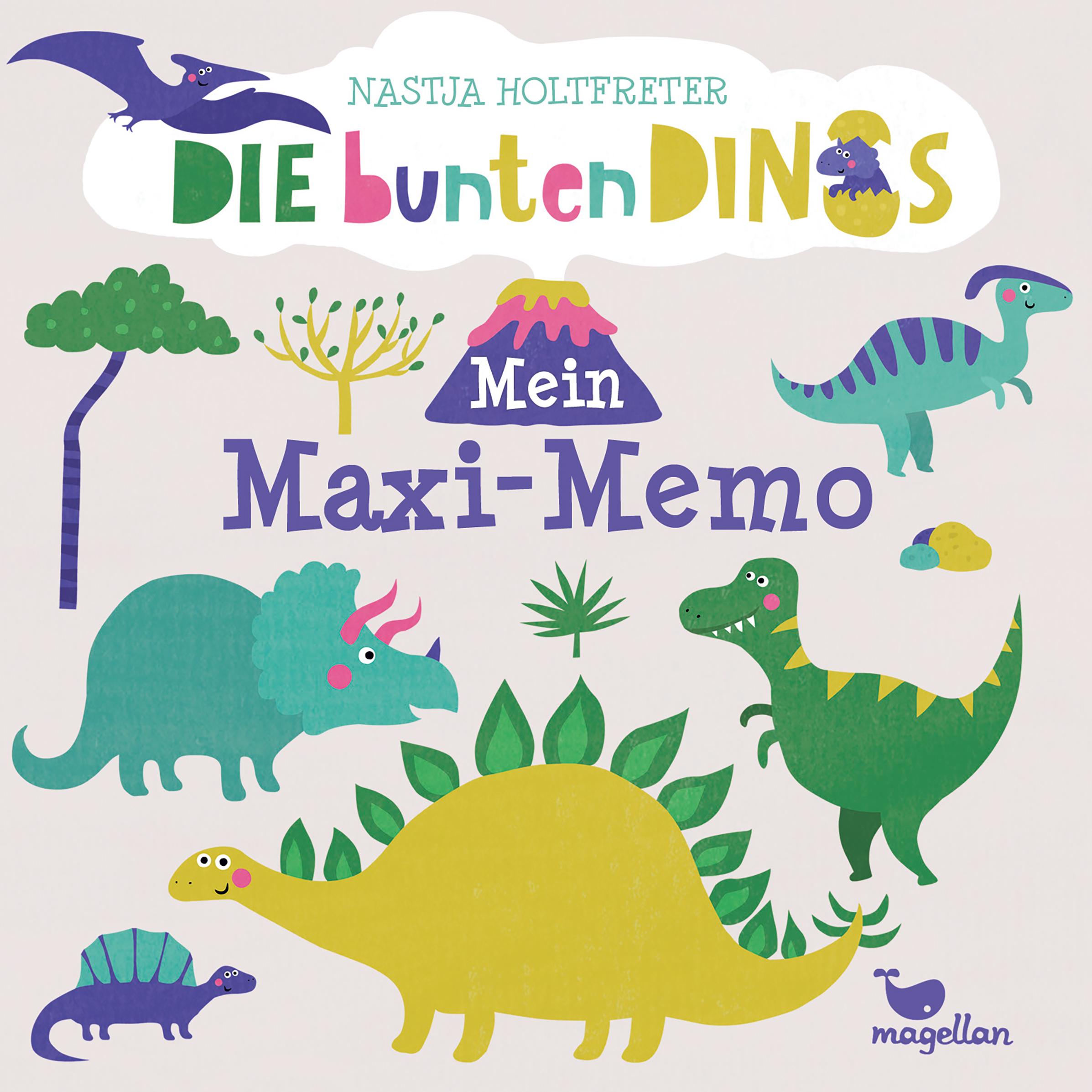 Cover: 4280000943200 | Die bunten Dinos - Mein Maxi-Memo | Nastja Holtfreter | Spiel | 2018