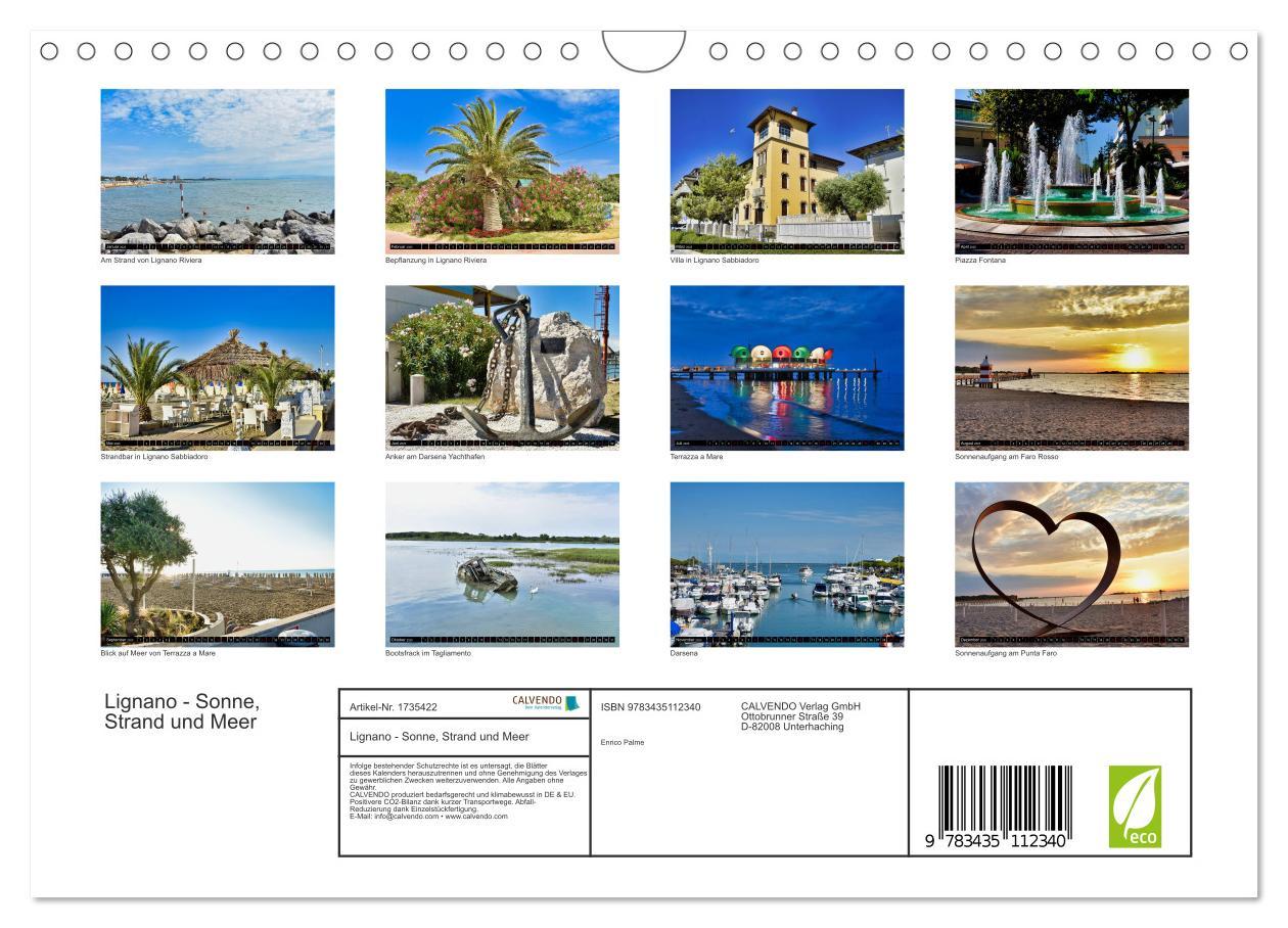 Bild: 9783435112340 | Lignano - Sonne, Strand und Meer (Wandkalender 2025 DIN A4 quer),...