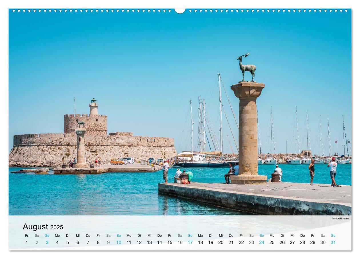 Bild: 9783383926020 | Rhodos - Die Highlights der Insel (Wandkalender 2025 DIN A2 quer),...