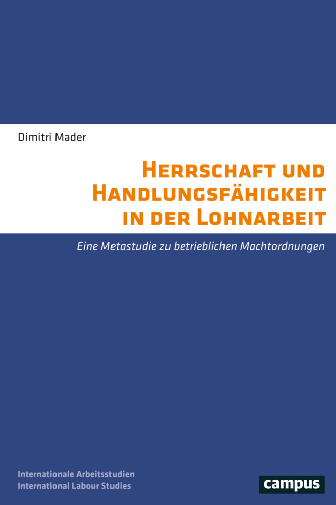 Cover: 9783593514444 | Herrschaft und Handlungsfähigkeit in der Lohnarbeit | Isabell Mader