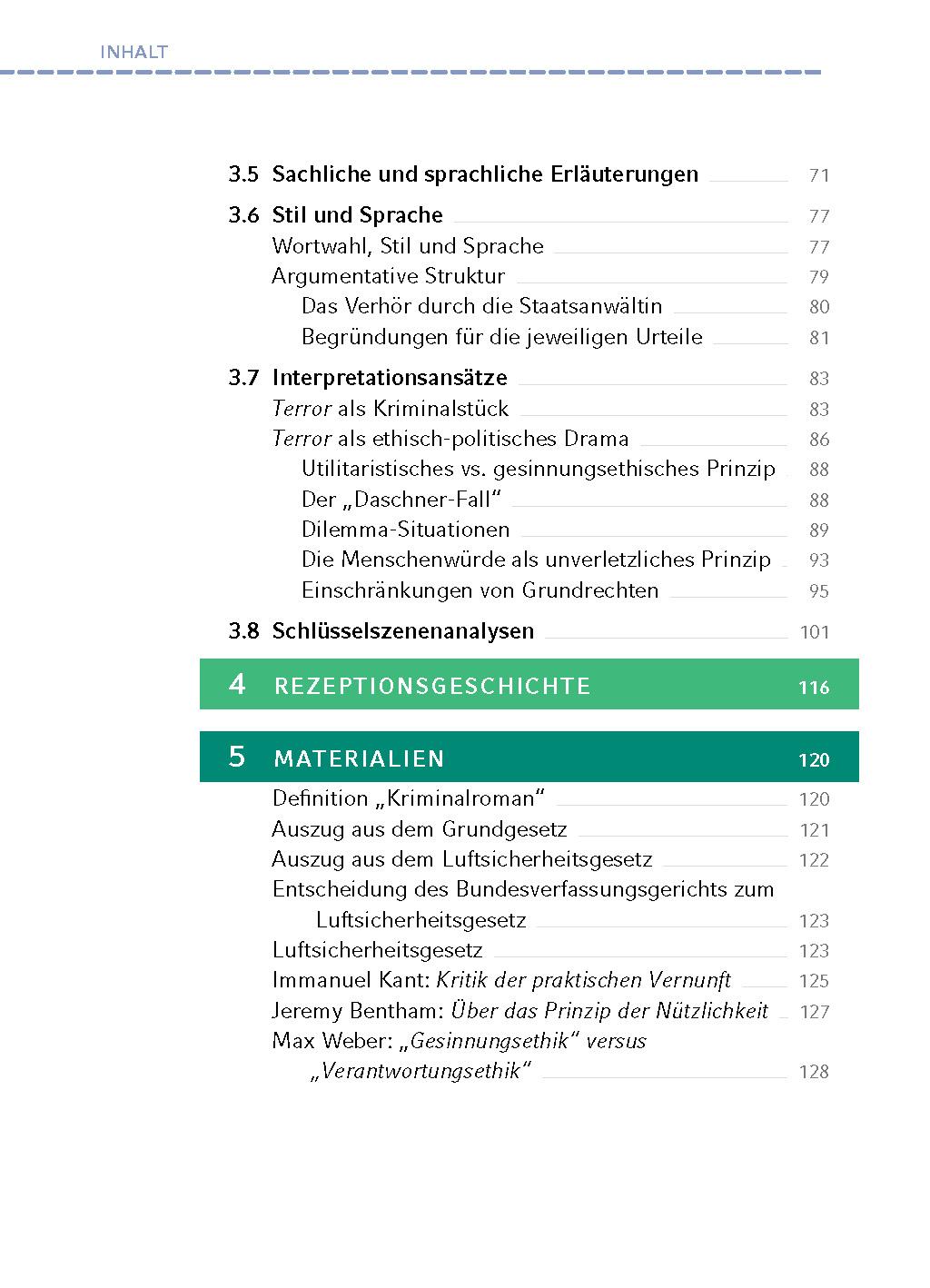 Bild: 9783804420946 | Terror - Textanalyse und Interpretation | Ferdinand von Schirach