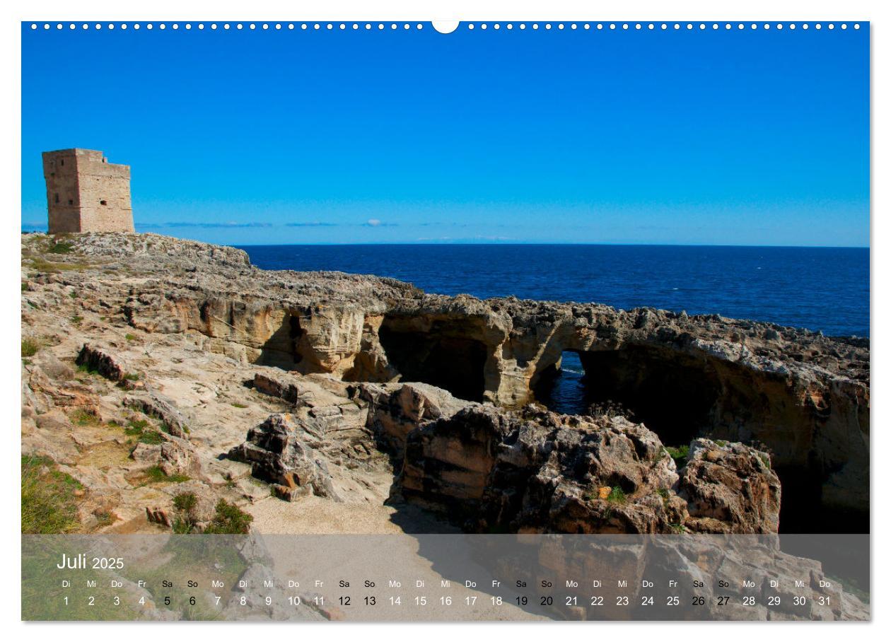 Bild: 9783383979538 | Der Küste entlang im Salento (Wandkalender 2025 DIN A2 quer),...