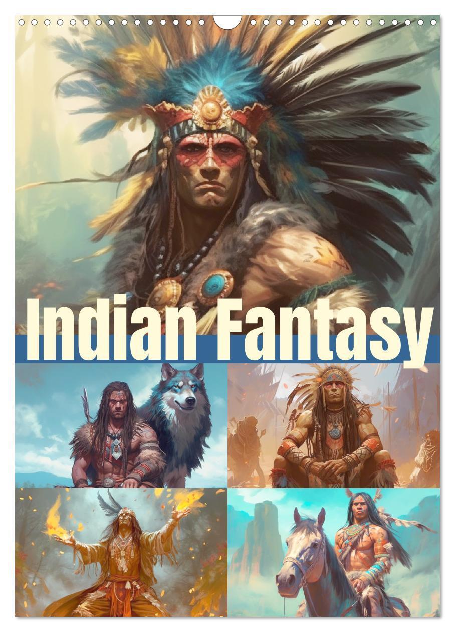 Cover: 9783435870332 | Indian Fantasy (Wandkalender 2025 DIN A3 hoch), CALVENDO...