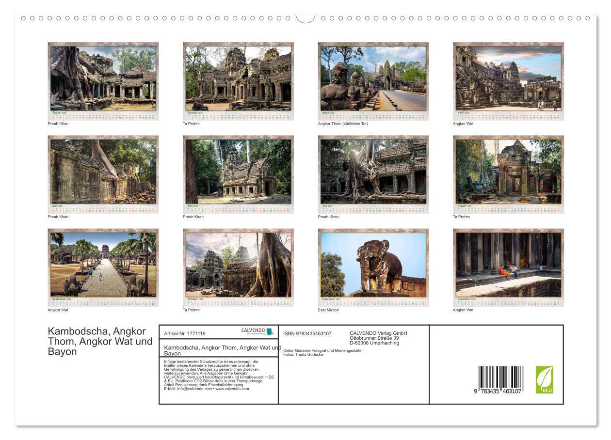 Bild: 9783435463107 | Kambodscha, Angkor Thom, Angkor Wat und Bayon (hochwertiger Premium...