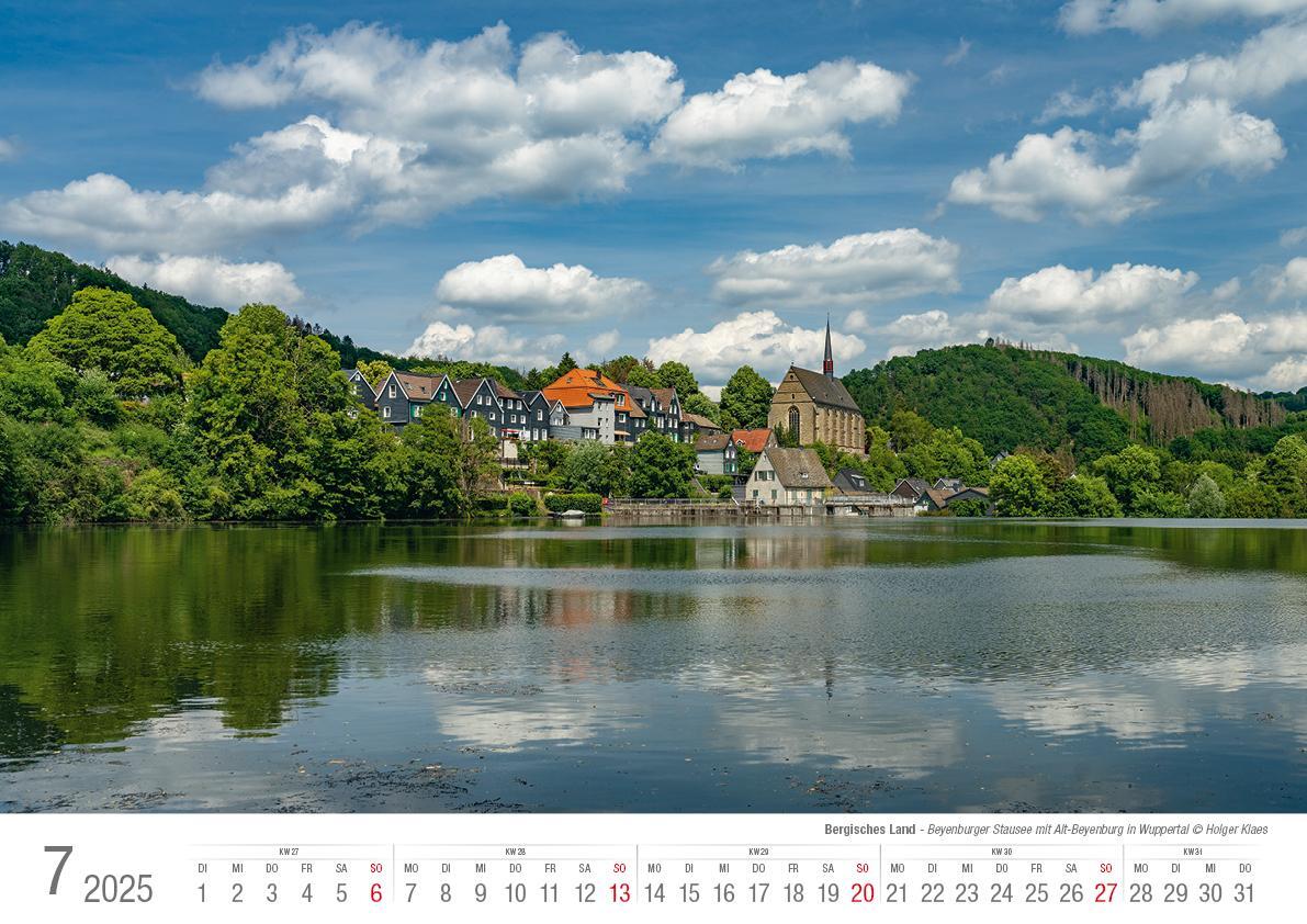 Bild: 9783965352209 | Bergisches Land 2025 Bildkalender A3 quer, spiralgebunden | Klaes