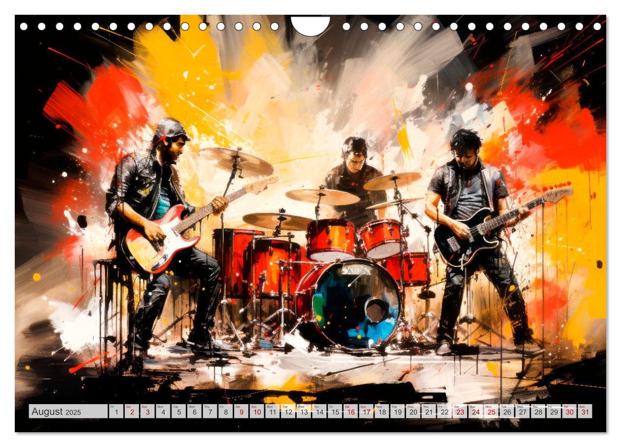 Bild: 9781325999859 | ROCK Feel the unlimited power (Wall Calendar 2025 DIN A4...