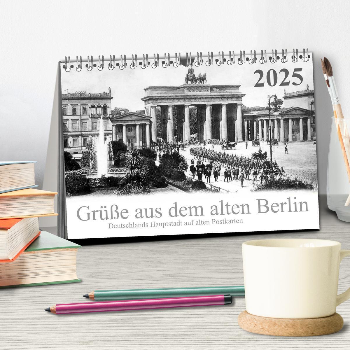 Bild: 9783435762279 | Grüße aus dem alten Berlin (Tischkalender 2025 DIN A5 quer),...