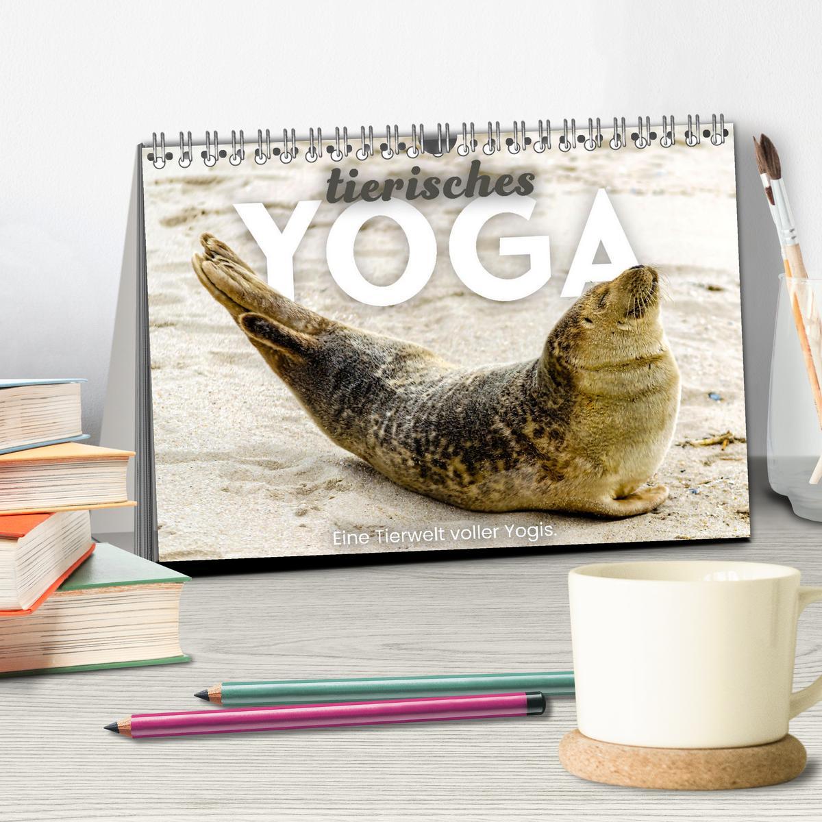 Bild: 9783383887376 | Tierisches Yoga - Eine Tierwelt voller Yogis. (Tischkalender 2025...