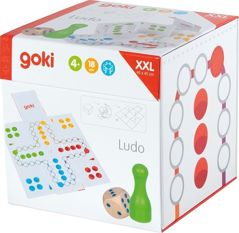 Bild: 4013594566384 | XXL Ludo im Würfel, per St | Spiel | Faltschachtel (f) | 56638 | 2023