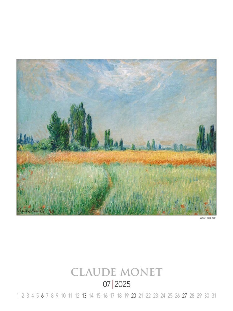 Bild: 4251732344016 | Alpha Edition - Claude Monet 2025 Bildkalender, 42x56cm,...