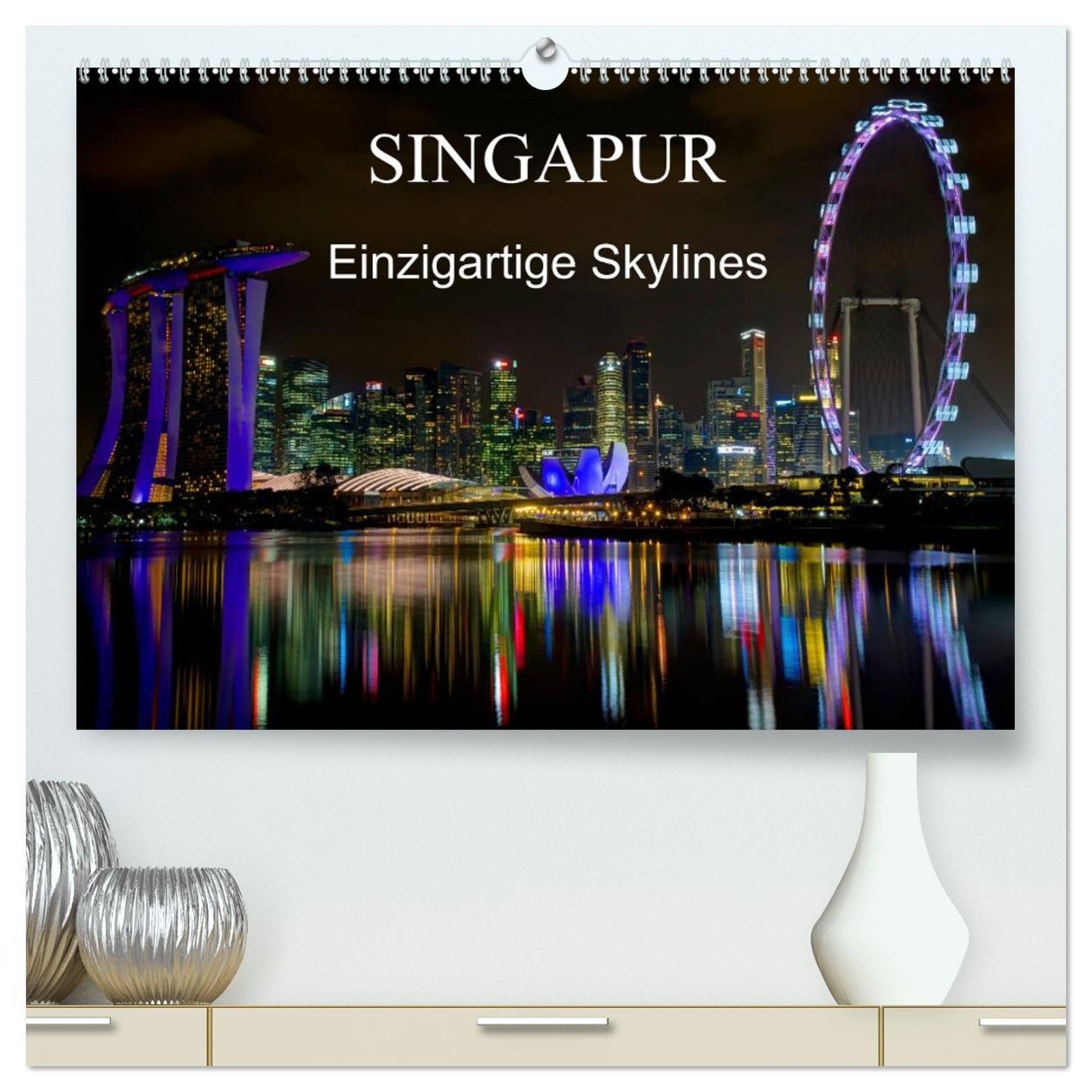 Cover: 9783435520671 | Singapur - Einzigartige Skylines (hochwertiger Premium Wandkalender...