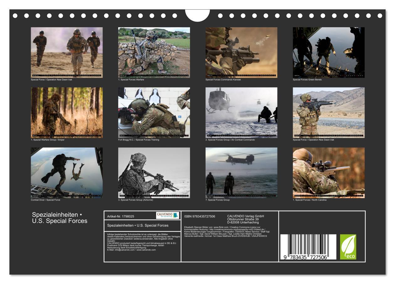 Bild: 9783435727506 | Spezialeinheiten ¿ U.S. Special Forces (Wandkalender 2025 DIN A4...