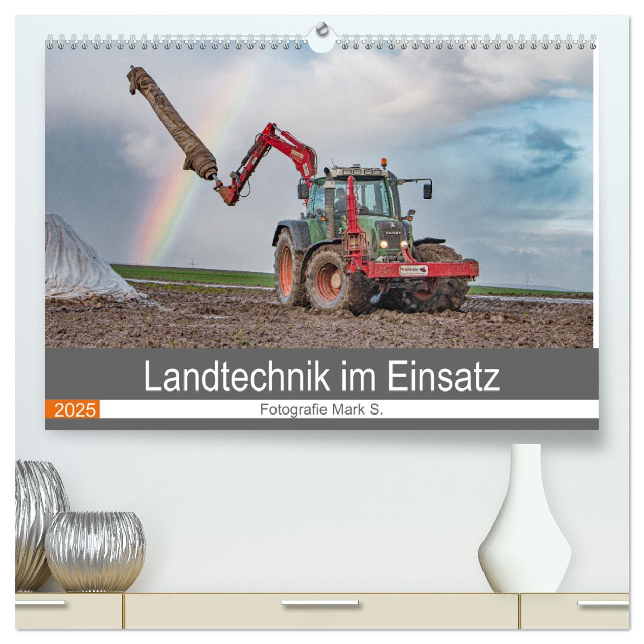 Cover: 9783435083701 | Landtechnik im Einsatz (hochwertiger Premium Wandkalender 2025 DIN...