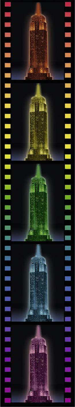 Bild: 4005556125661 | Empire State Building bei Nacht. 3D Puzzle 216 Teile | Spiel | 12566