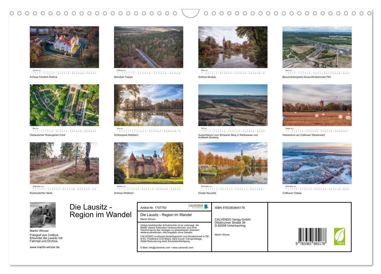 Bild: 9783383845178 | Die Lausitz - Region im Wandel (Wandkalender 2025 DIN A3 quer),...