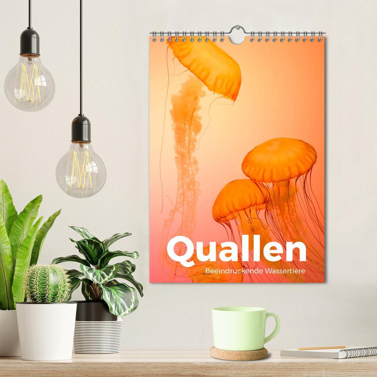 Bild: 9783435915187 | Quallen - Beeindruckende Wassertiere (Wandkalender 2025 DIN A4...