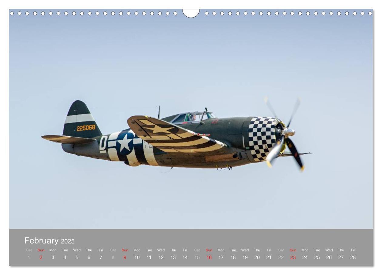 Bild: 9781325964550 | The Flying Legends (Wall Calendar 2025 DIN A3 landscape), CALVENDO...