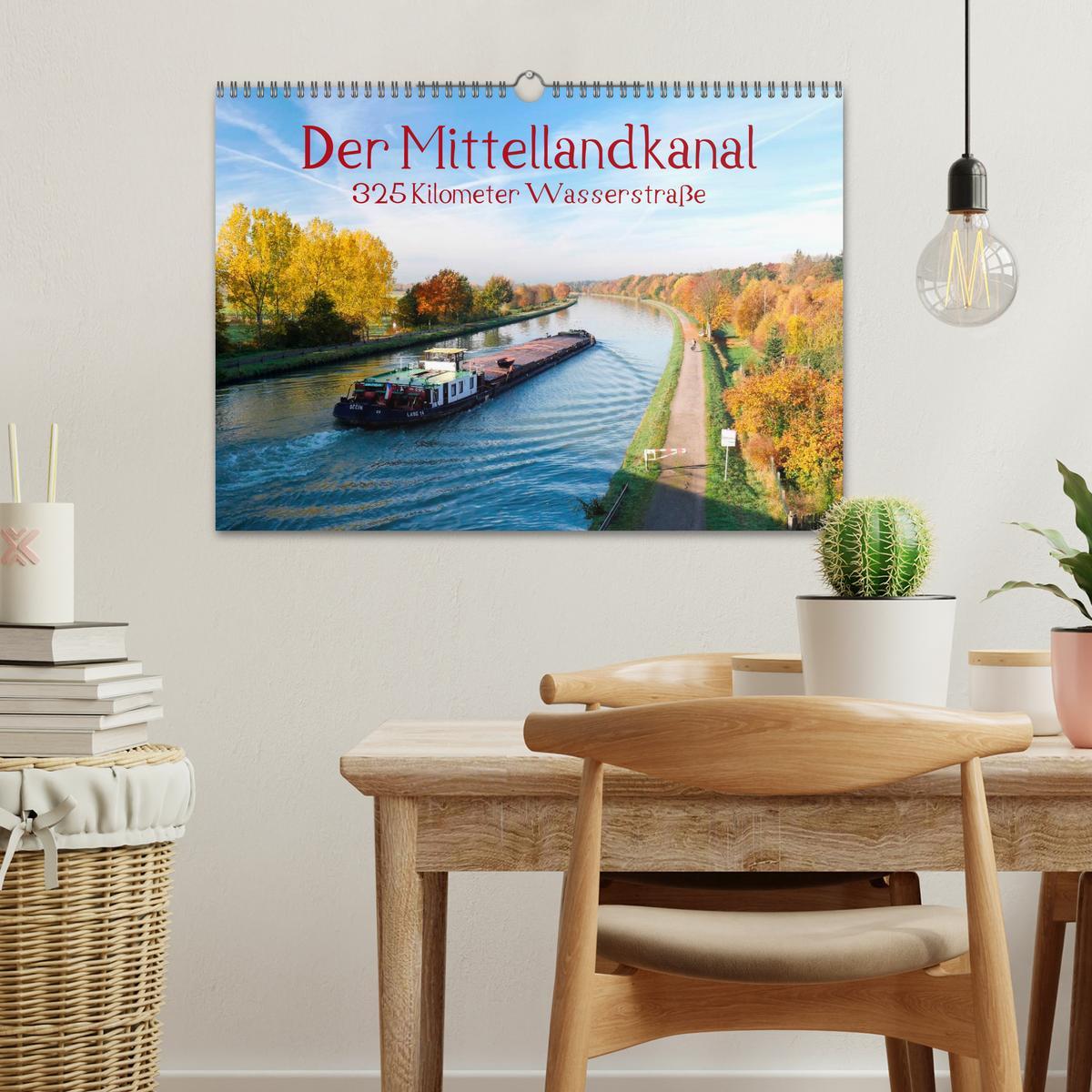 Bild: 9783435602636 | Der Mittellandkanal - 325 Kilometer Wasserstraße (Wandkalender 2025...