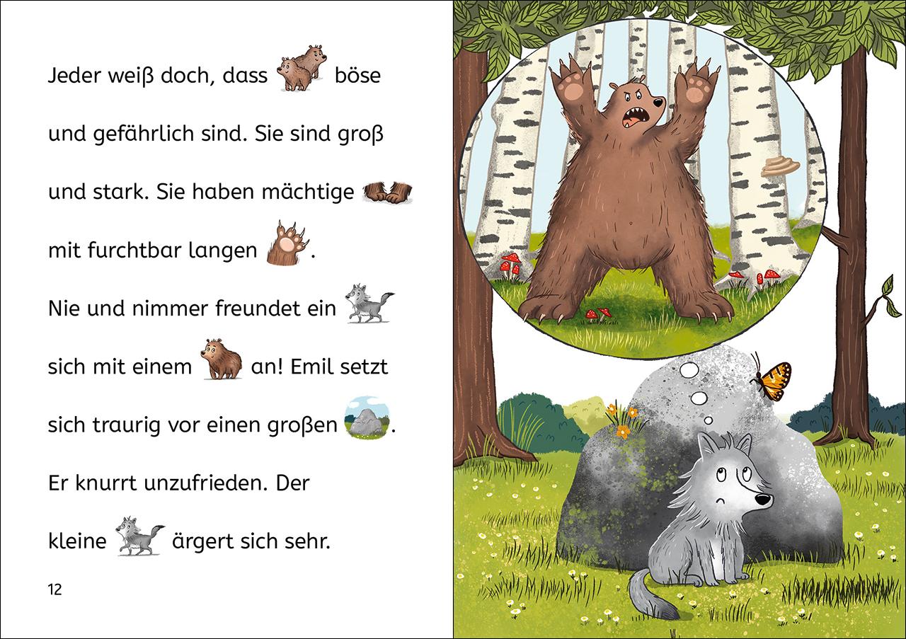 Bild: 9783743214200 | Bildermaus - Der kleine Wolf findet einen Freund | Julie Leuze | Buch