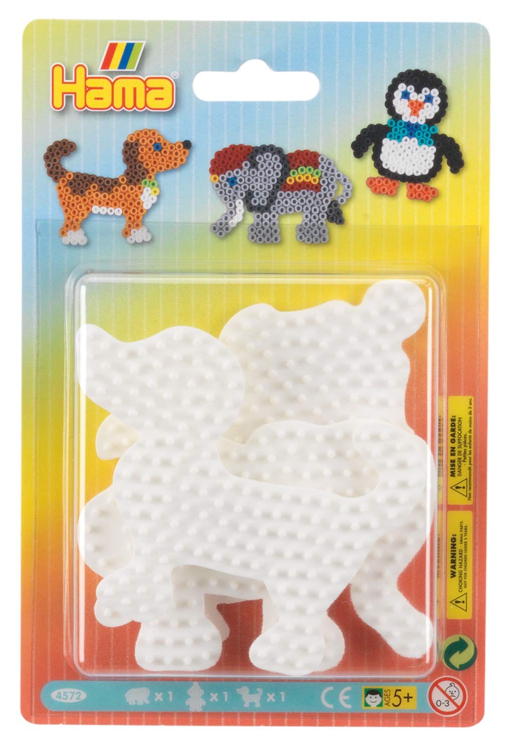 Cover: 28178045722 | Hama 4572 - Stiftplatten 3er-Set, Elefant, Pinguin und Hund,...