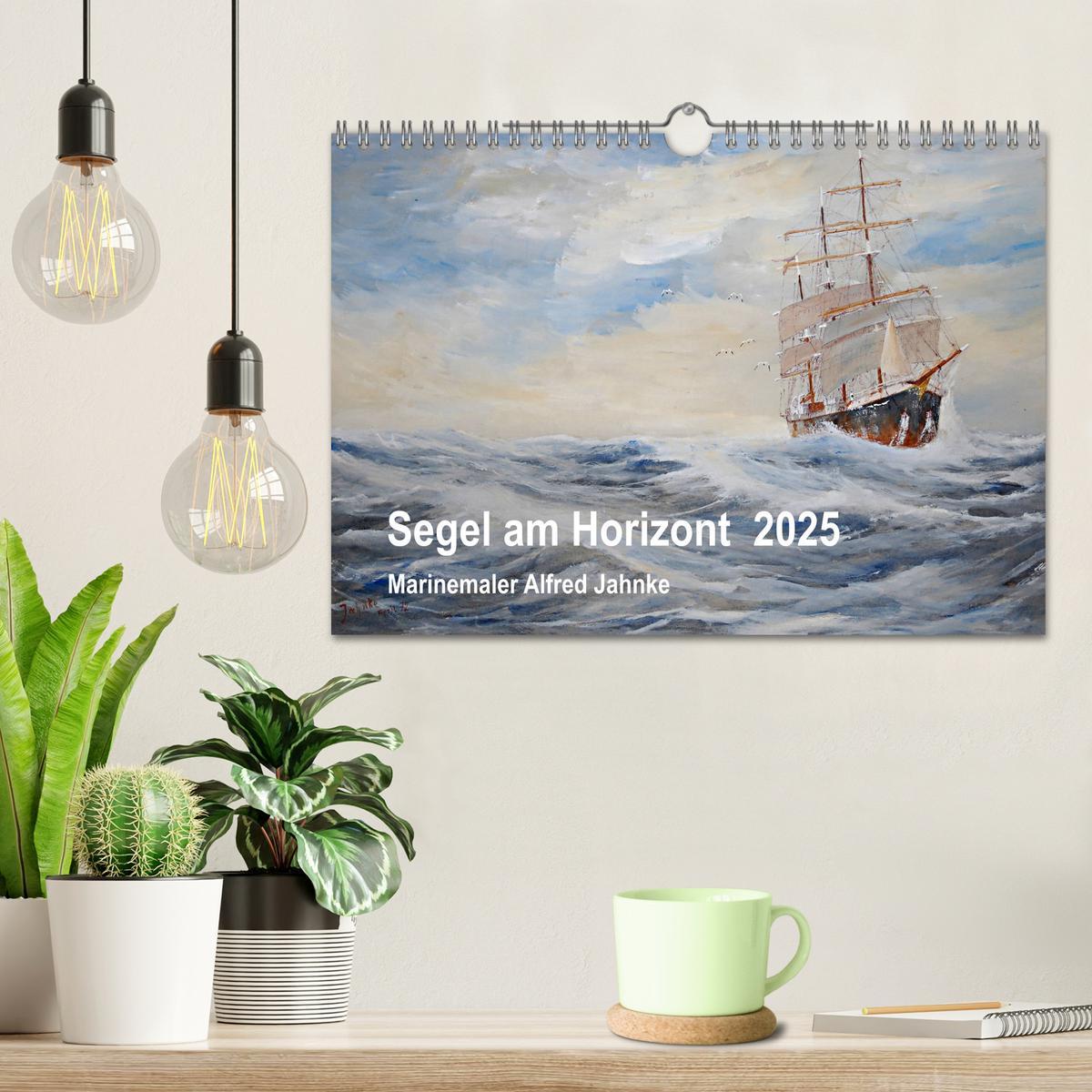 Bild: 9783435405299 | Segel am Horizont - Marinemaler Alfred Jahnke (Wandkalender 2025...