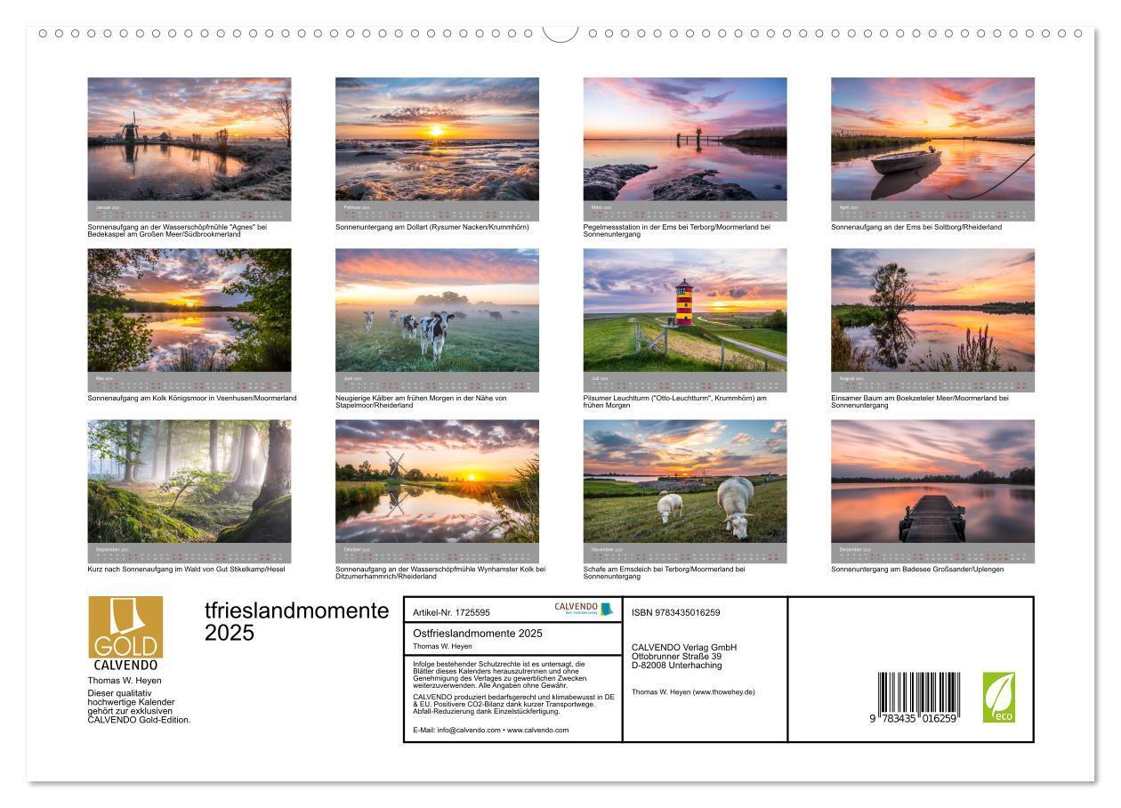 Bild: 9783435016259 | Ostfrieslandmomente 2025 (hochwertiger Premium Wandkalender 2025...