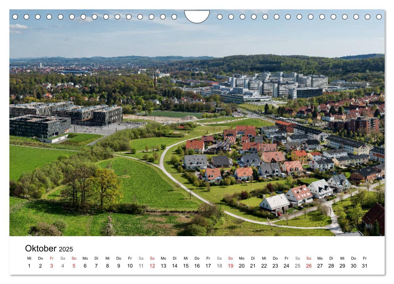 Bild: 9783435451968 | BIELEFELD aus der Vogelperspektive (Wandkalender 2025 DIN A4 quer),...