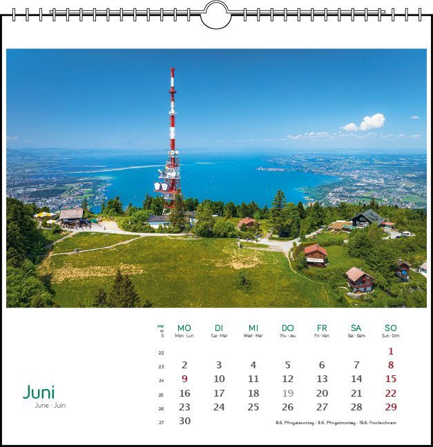 Bild: 9783861924111 | Östlicher Bodensee 2025 | Postkarten-Tischkalender | Fotografen | 2025