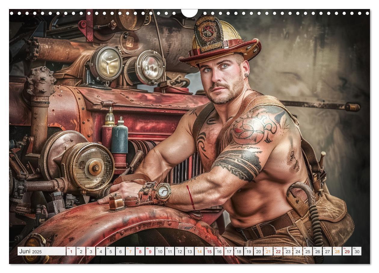 Bild: 9783383788871 | Feuerwehrmänner (Wandkalender 2025 DIN A3 quer), CALVENDO...