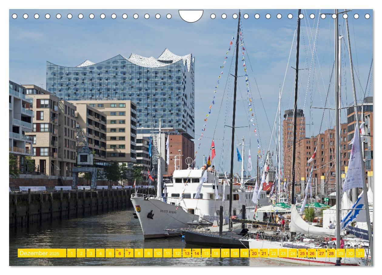 Bild: 9783435042913 | Hamburg - Perle an der Elbe (Wandkalender 2025 DIN A4 quer),...