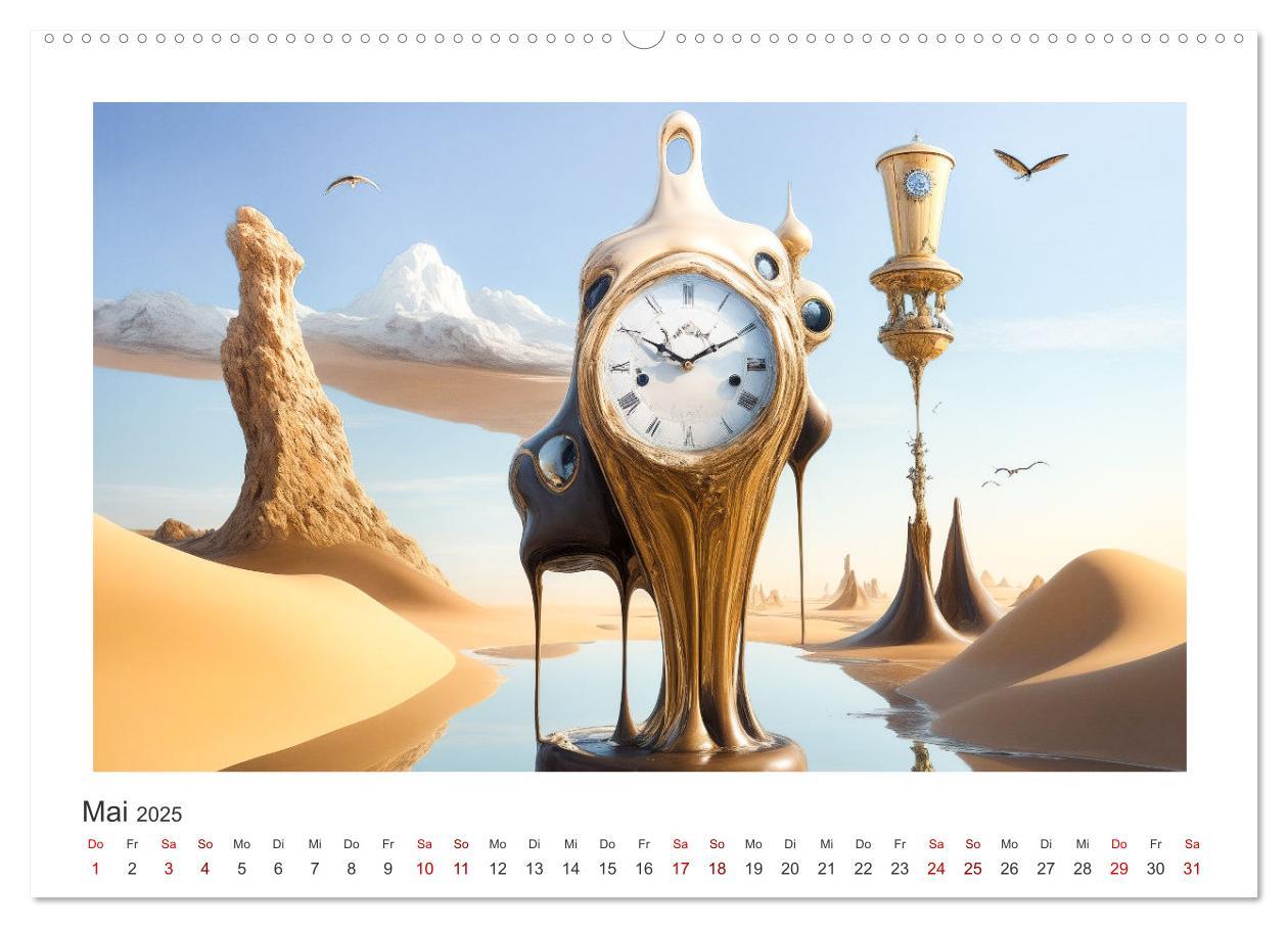 Bild: 9783383858390 | Zeit ist abstrakt (hochwertiger Premium Wandkalender 2025 DIN A2...