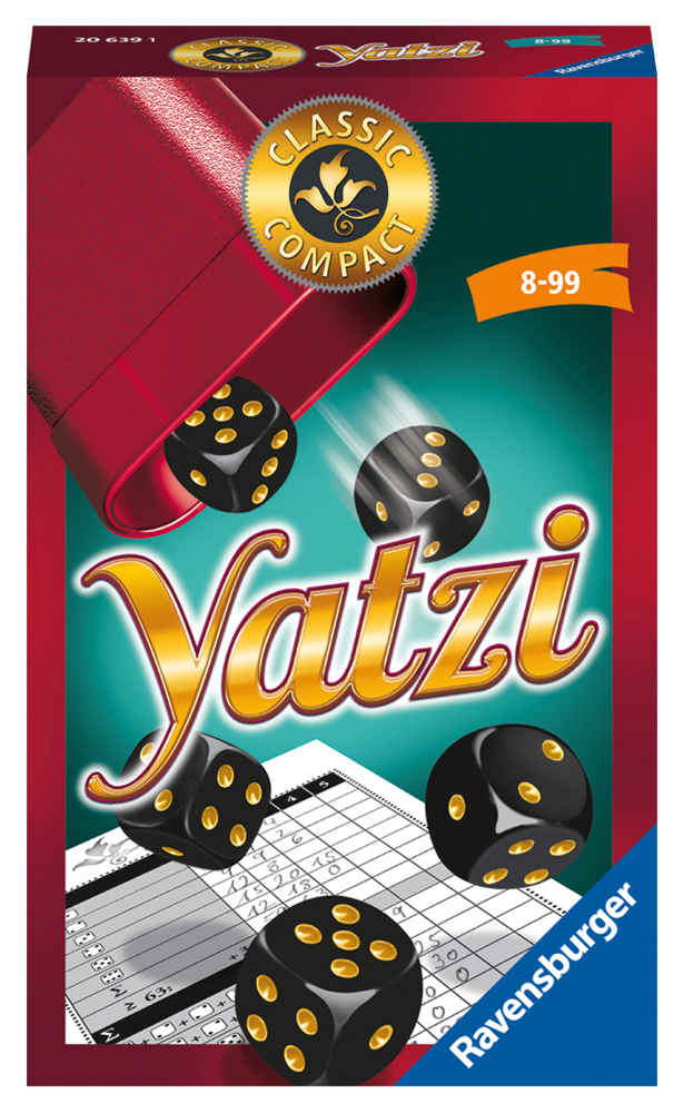 Cover: 4005556206391 | Ravensburger®, Classic Compact Yatzi, 20639, beliebtes Würfelspiel...