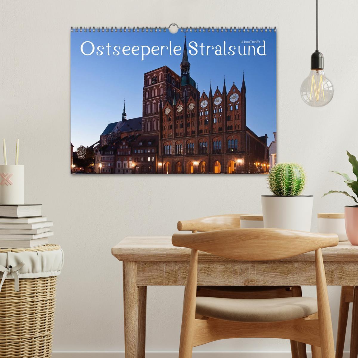 Bild: 9783435549603 | Ostseeperle Stralsund (Wandkalender 2025 DIN A3 quer), CALVENDO...