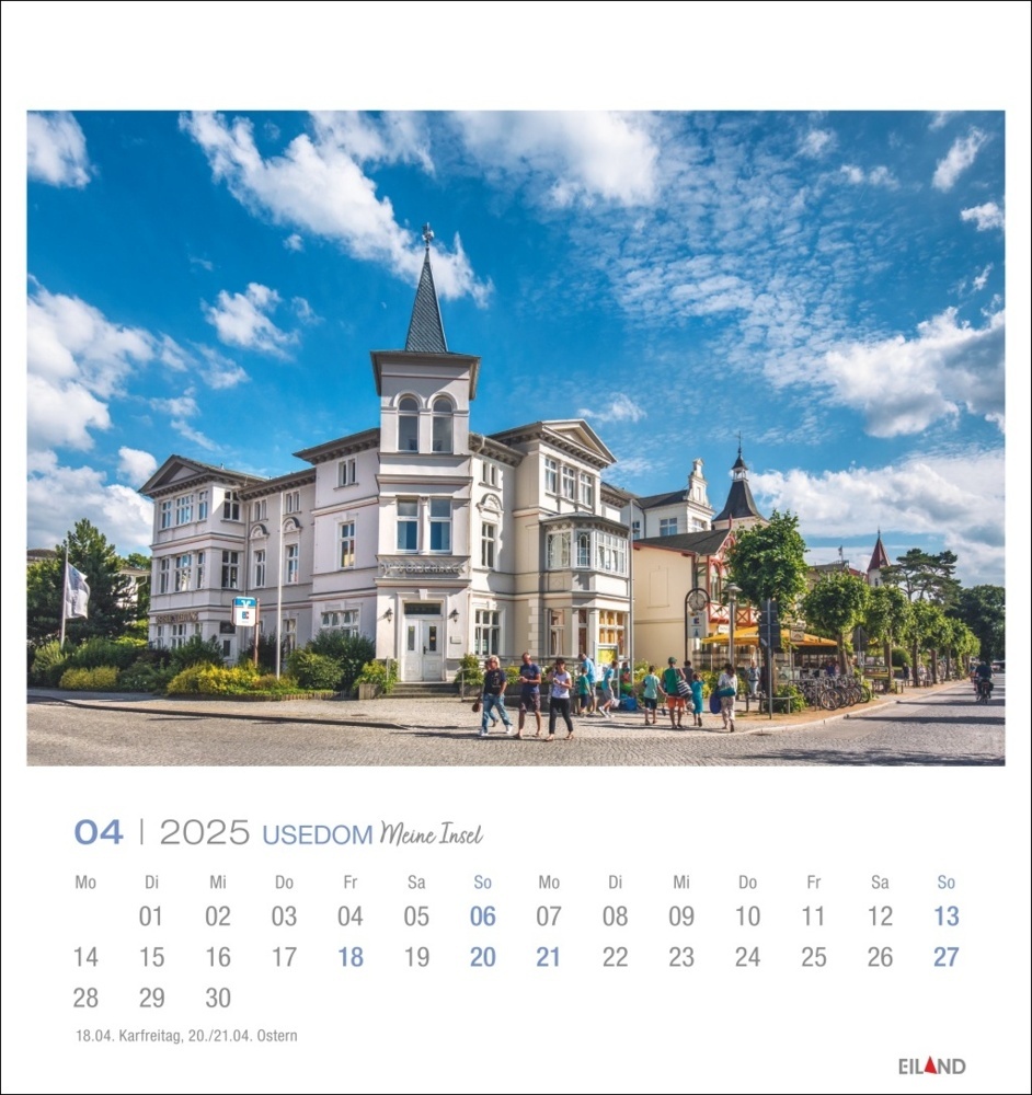 Bild: 9783964023377 | Usedom Postkartenkalender 2025 - Meine Insel | Eiland | Kalender