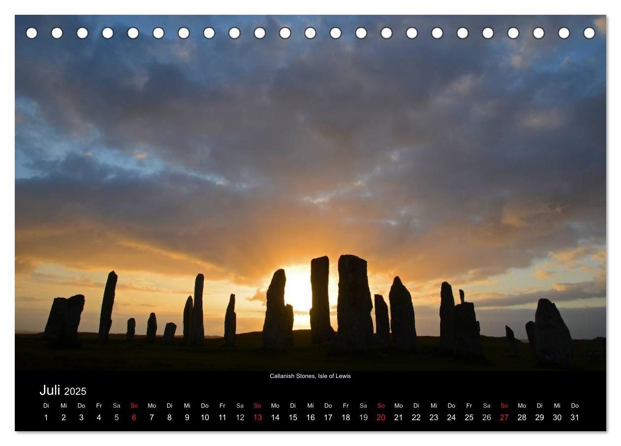 Bild: 9783435783991 | Schottland (Tischkalender 2025 DIN A5 quer), CALVENDO Monatskalender