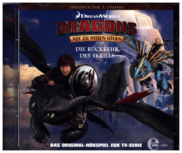 Cover: 4029759123552 | Dragons - Auf zu neuen Ufern - Die Rückkehr der Skrills, 1 Audio-CD