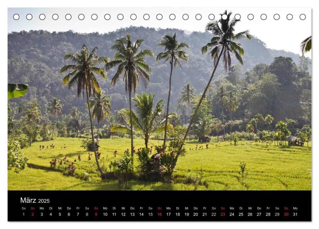 Bild: 9783435774371 | Indonesien (Tischkalender 2025 DIN A5 quer), CALVENDO Monatskalender